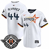 Men's Houston Astros #44 Yordan Alvarez White 2025 City Connect Limited Stitched Jersey Dzhi,baseball caps,new era cap wholesale,wholesale hats